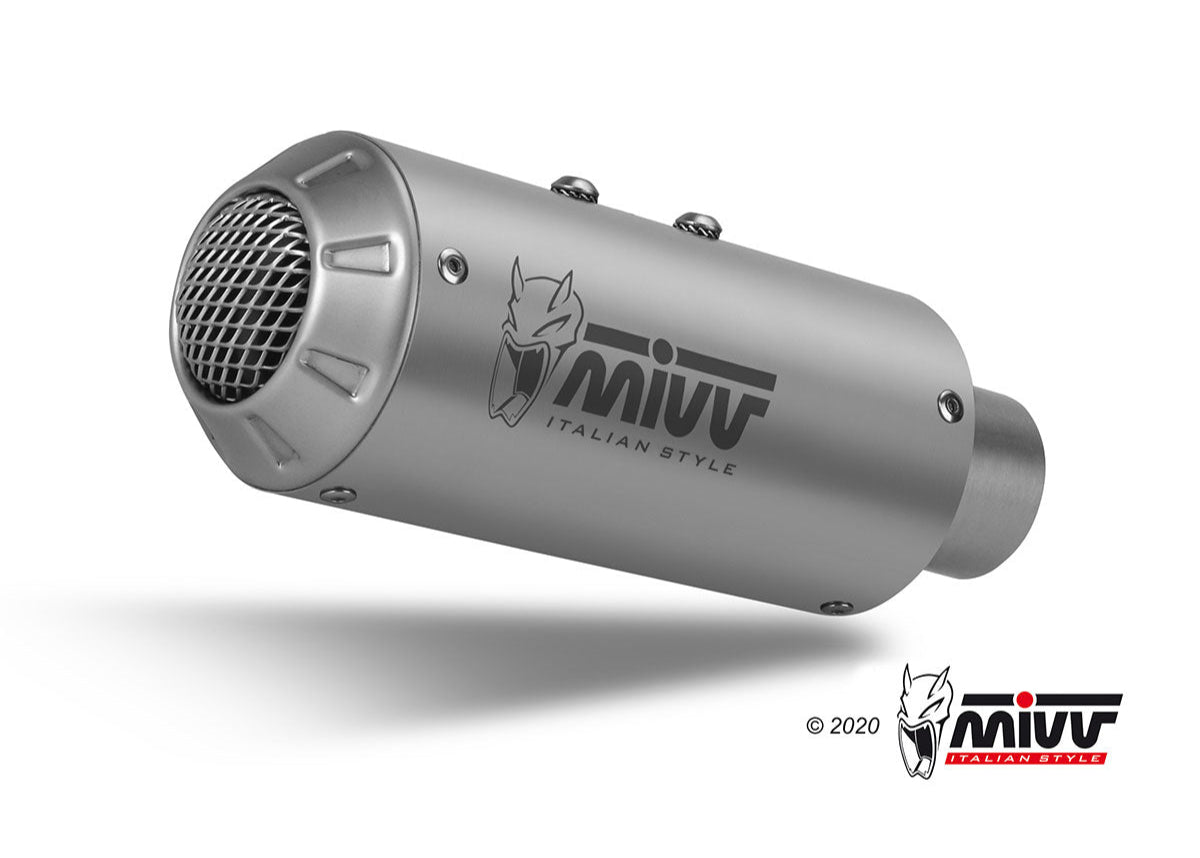 MIVV D.041 Ducati Monster 821 (18/20) Slip-on Exhaust "MK3" (stainless steel; not approved) – Accessories in the 2WheelsHero Motorcycle Aftermarket Accessories and Parts Online Shop