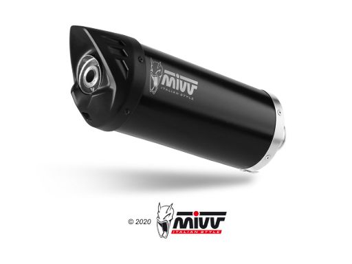 MIVV MV.YA.0006 YAMAHA TRICITY 300 (2021 - ) Slip On Exhaust "MOVER" (Black; approved) – Accessories in the 2WheelsHero Motorcycle Aftermarket Accessories and Parts Online Shop