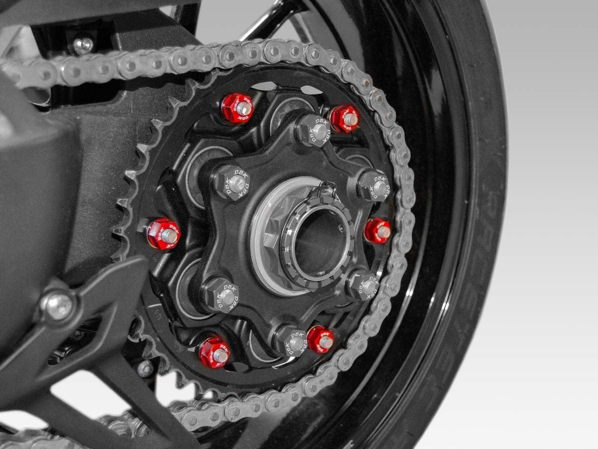 DBK DUCABIKE 6DSB04 Ducati Multistrada / Panigale V2 (2025+) Rear Sprocket Carrier Nuts Set (M8 x 1.25) – Accessories in the Motodeal Motorcycle Aftermarket Accessories and Parts Online Shop