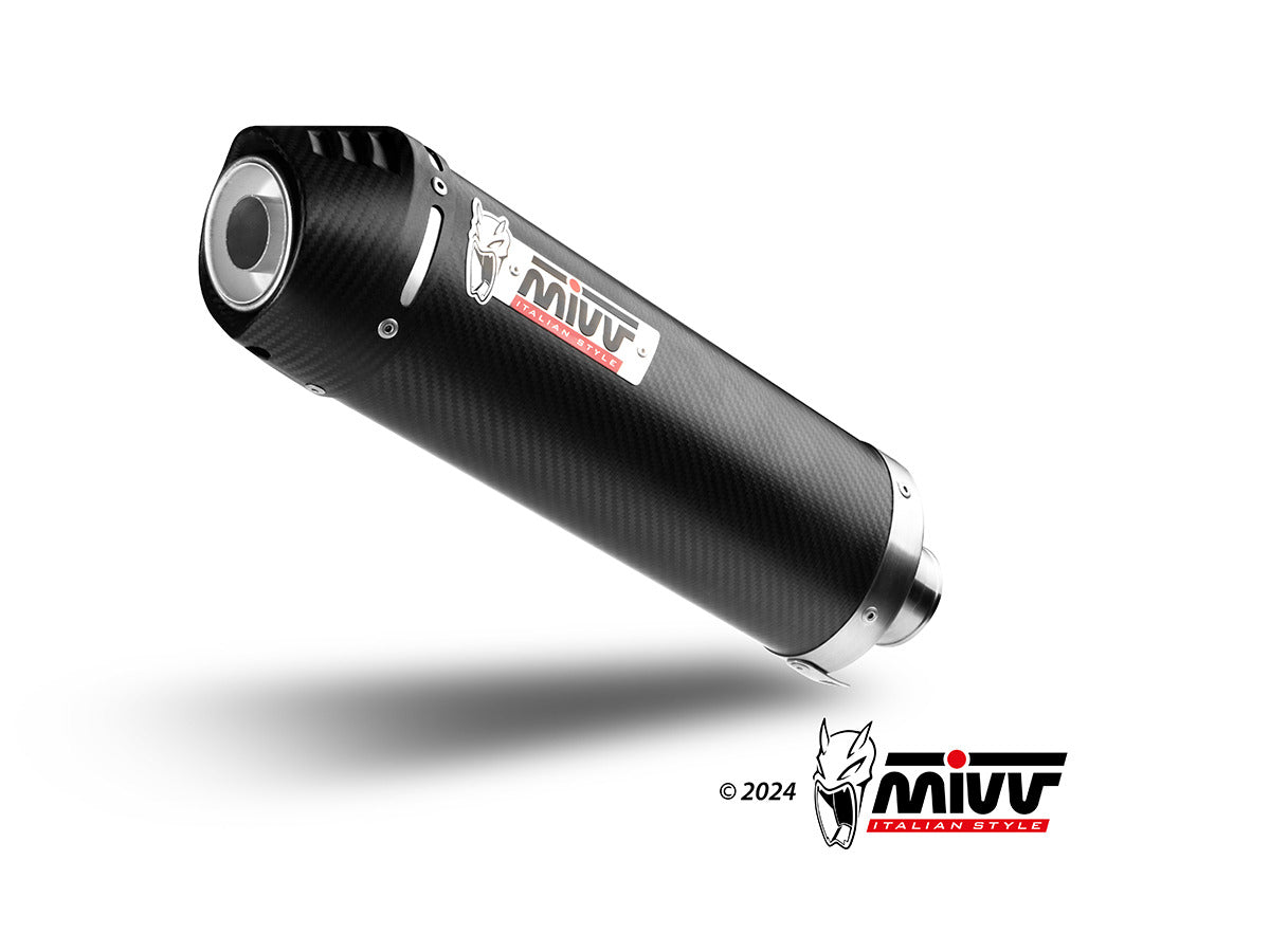 MIVV KT.021 KTM 790 / 890 ADVENTURE / R / SMT ( 2019+ ) Slip-on Exhaust "Oval" ( carbon + cap; approved) – Accessories in the 2WheelsHero Motorcycle Aftermarket Accessories and Parts Online Shop