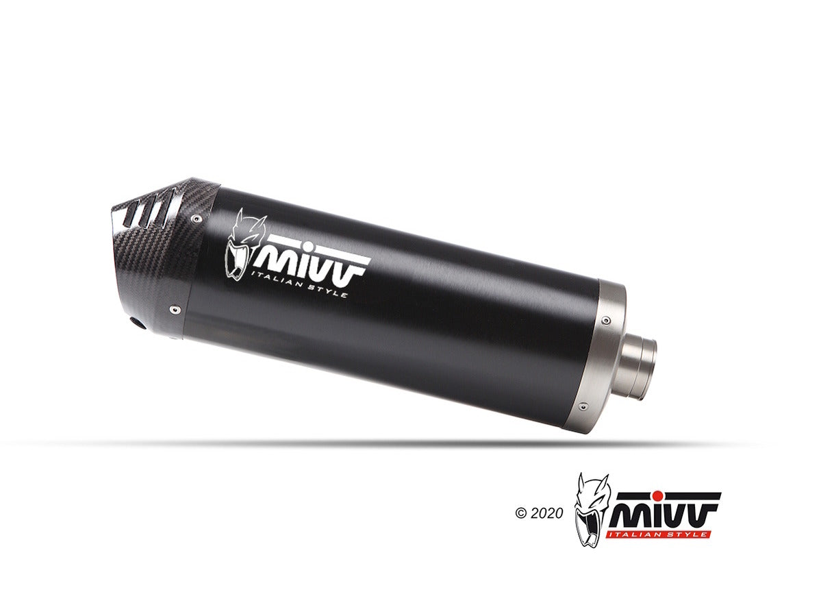 MIVV H.086 HONDA XL 750 Transalp ( 2023+ ) Slip On Exhaust "Oval" (black + carbon cap; approved) – Accessories in the 2WheelsHero Motorcycle Aftermarket Accessories and Parts Online Shop