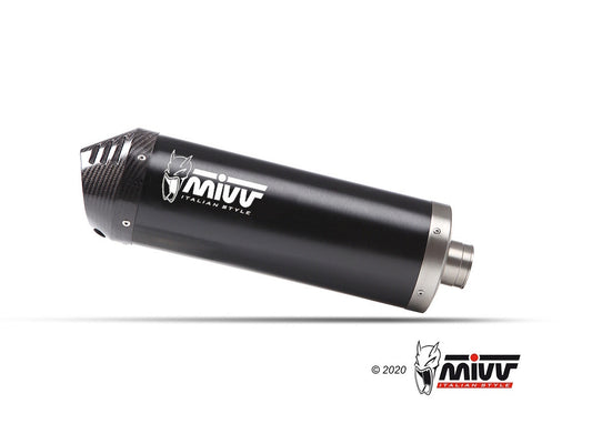 MIVV H.086 HONDA XL 750 Transalp ( 2023+ ) Slip On Exhaust "Oval" (black + carbon cap; approved) – Accessories in the 2WheelsHero Motorcycle Aftermarket Accessories and Parts Online Shop