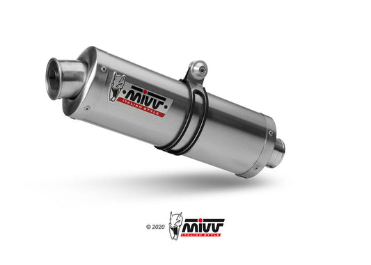 MIVV E.006 Benelli TRK 251 (2019+) Slip-on Exhaust "Oval" (stainless steel; approved) – Accessories in the 2WheelsHero Motorcycle Aftermarket Accessories and Parts Online Shop