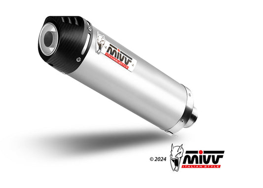 MIVV B.002 BMW R 1200 GS / Adventure (04 / 07) Slip-on Exhaust "Oval" (titanium+carbon cap; approved) – Accessories in the 2WheelsHero Motorcycle Aftermarket Accessories and Parts Online Shop