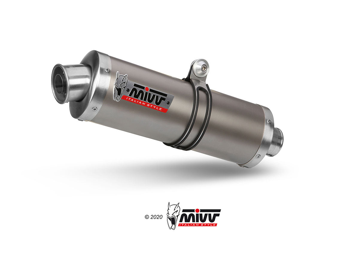 MIVV S.013 SUZUKI GSX-R 1000 ( 2003 - 04 ) Slip-on Exhaust "Oval" (titanium; approved) – Accessories in the 2WheelsHero Motorcycle Aftermarket Accessories and Parts Online Shop