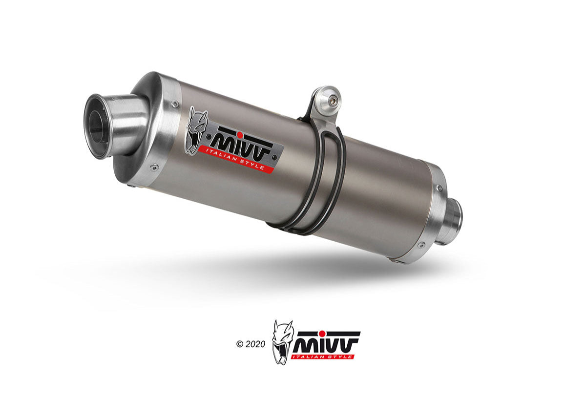 MIVV B.006 BMW HP2 Enduro (05/09) Slip-on Exhaust "Oval" (titanium; approved) – Accessories in the 2WheelsHero Motorcycle Aftermarket Accessories and Parts Online Shop