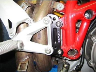 PAP01 - DUCABIKE Ducati Superbike 1098/1198/848 Adjustable Rearset Supports – Accessories in the Motodeal Motorcycle Aftermarket Accessories and Parts Online Shop