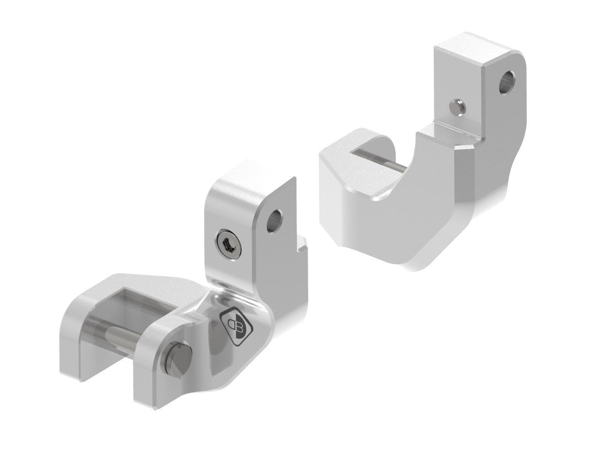 PAP04 - DBK Moto Guzzi V100 Mandello (2022+) Passenger Footpeg Kit – Accessories in the Motodeal Motorcycle Aftermarket Accessories and Parts Online Shop