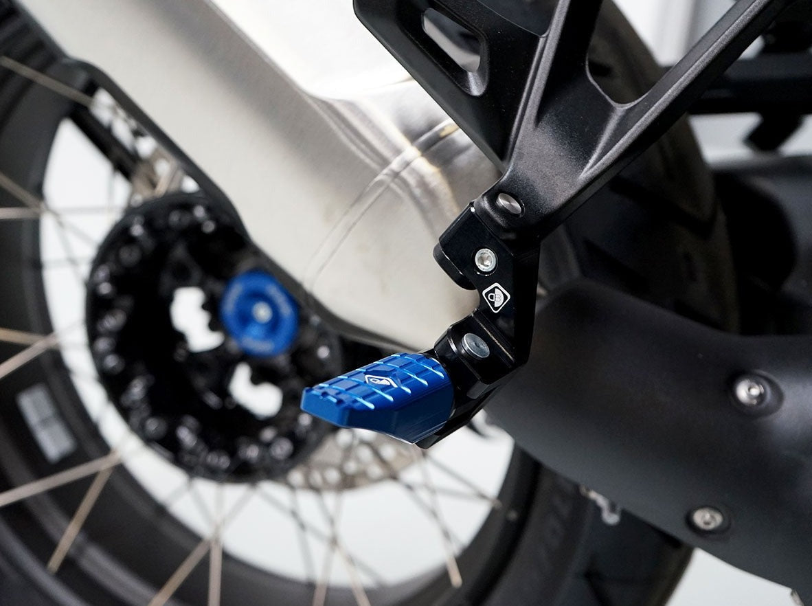 PAP05 - DBK BMW R1300GS (2024+) Passenger Footpeg Kit – Accessories in the Motodeal Motorcycle Aftermarket Accessories and Parts Online Shop