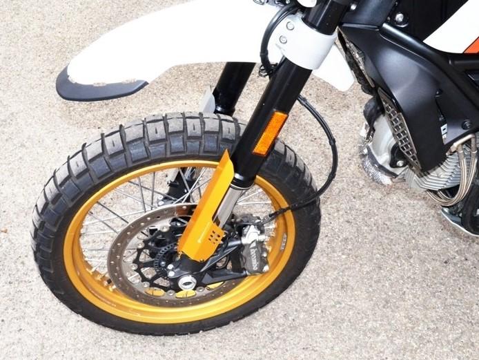 PAR01 - DUCABIKE Ducati Scrambler Desert Sled Fork Protection – Accessories in the Motodeal Motorcycle Aftermarket Accessories and Parts Online Shop