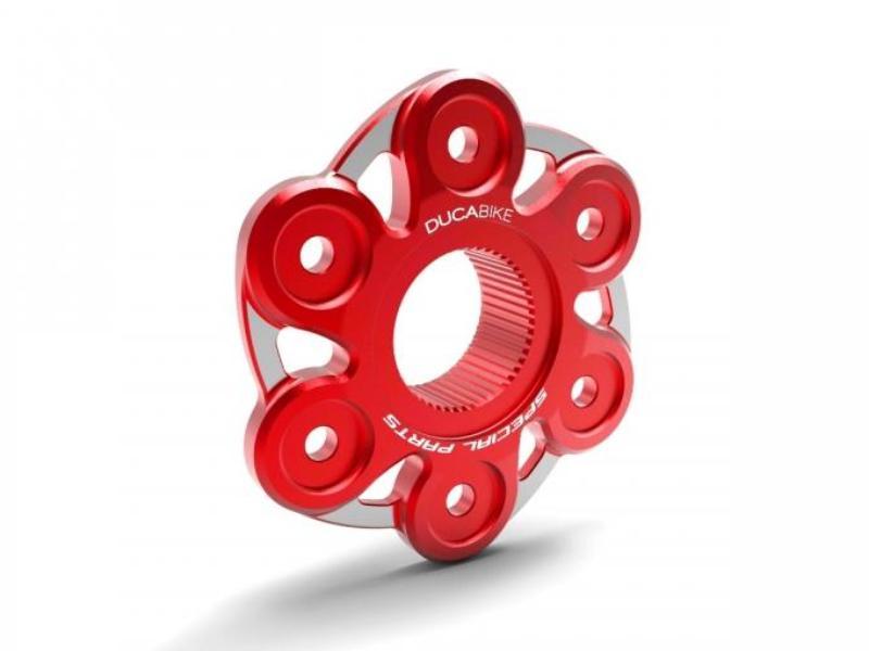 PC6F06 - DUCABIKE Ducati Panigale V4 / Streetfighter (18/24) Rear Sprocket Flange (carrier; bi-color) – Accessories in the Motodeal Motorcycle Aftermarket Accessories and Parts Online Shop