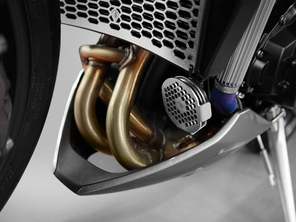 PCS02 - DBK Triumph Bonneville / Daytona / Scrambler / Speed Triple / Street Triple / Thruxton  (2016+) Horn Protection – Accessories in the Motodeal Motorcycle Aftermarket Accessories and Parts Online Shop