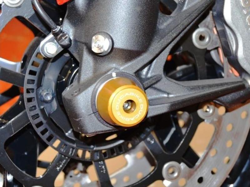PFAN01 - DUCABIKE Ducati Front Wheel Protection Sliders – Accessories in the Motodeal Motorcycle Aftermarket Accessories and Parts Online Shop