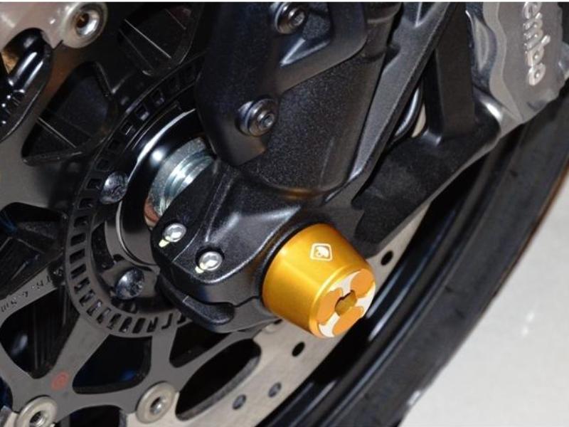 PFAL03 - DUCABIKE Ducati Front Wheel Protection Sliders – Accessories in the Motodeal Motorcycle Aftermarket Accessories and Parts Online Shop