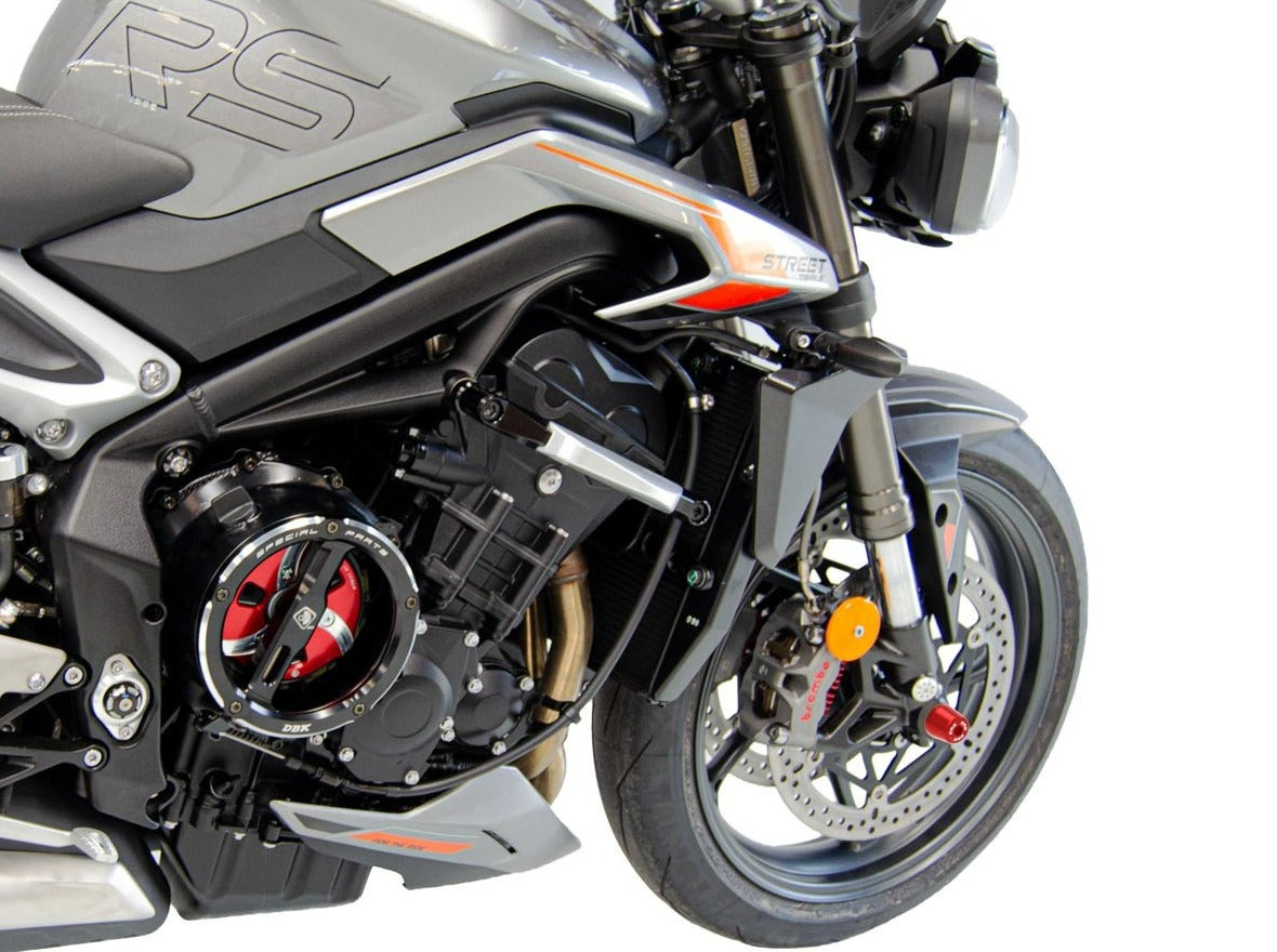 PFAN04 - DBK Triumph Street Triple 765 S / R / RS (2017+) Front Wheel Protection Sliders – Accessories in the Motodeal Motorcycle Aftermarket Accessories and Parts Online Shop