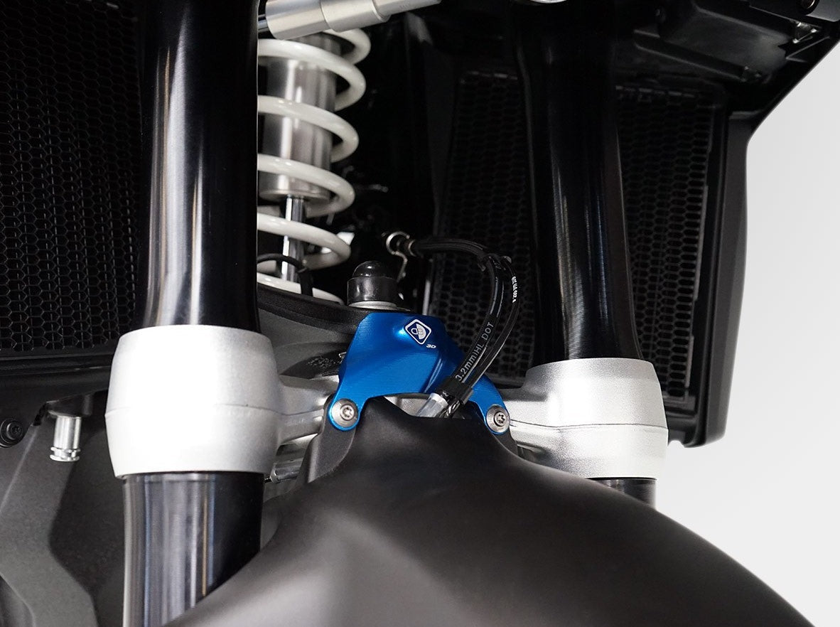 PGT01 - DBK BMW R1300GS (2024+) Telelever Joint Protection – Accessories in the Motodeal Motorcycle Aftermarket Accessories and Parts Online Shop