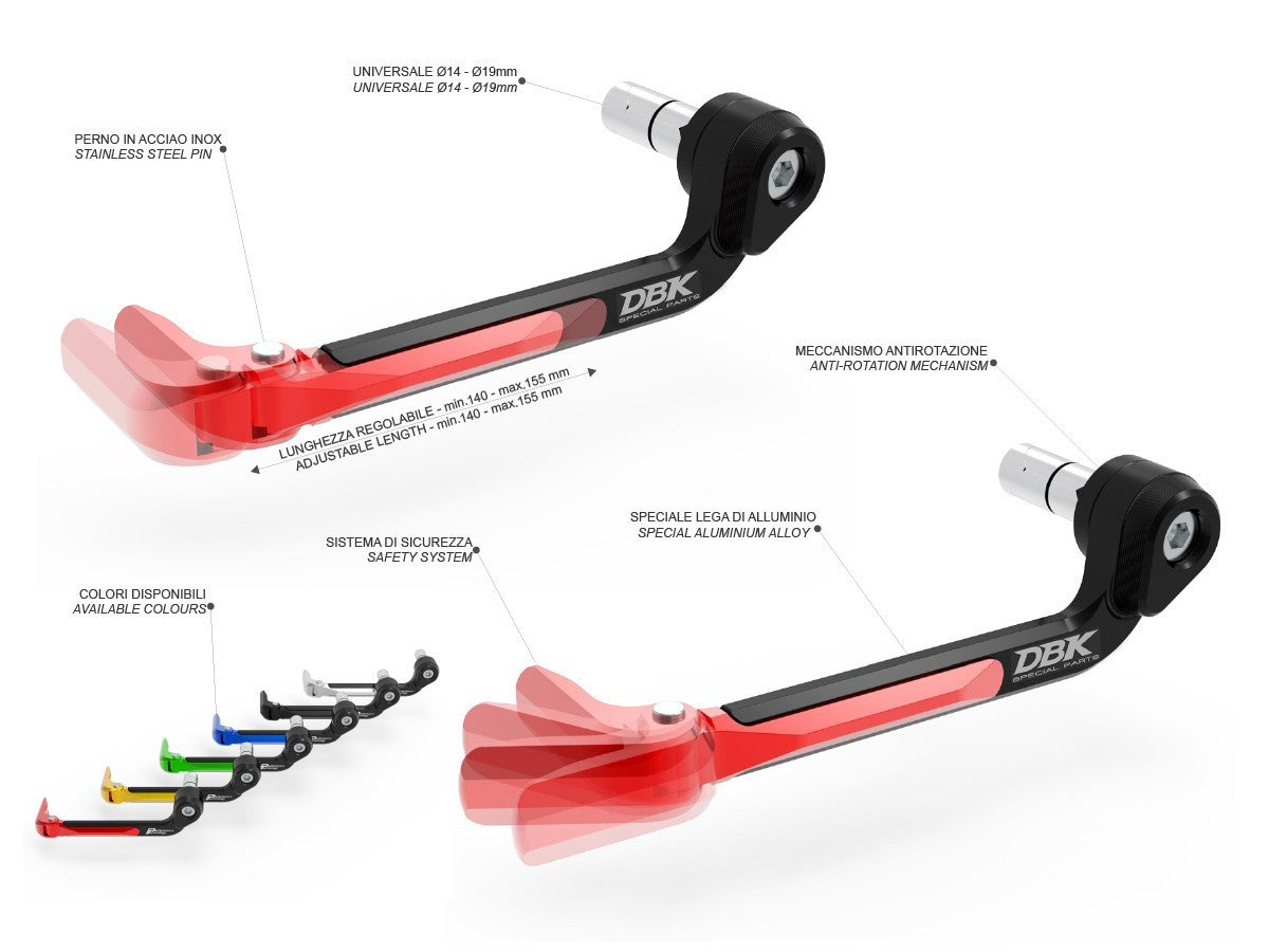 DBK / DUCABIKE PLC05 - Ducati Streetfighter V4 / V4S (2025+) Clutch Lever Protection – Accessories in the Motodeal Motorcycle Aftermarket Accessories and Parts Online Shop