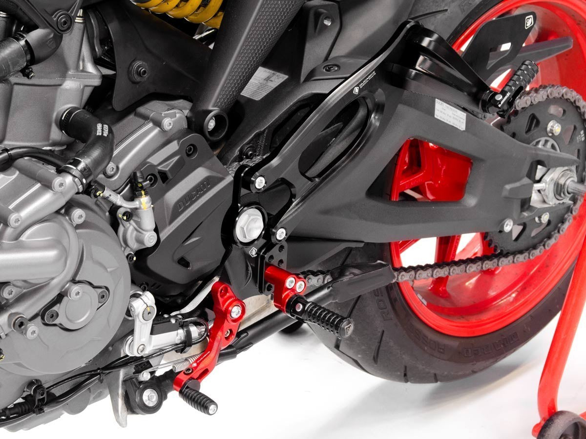 PPM93701D - DBK Ducati Monster 937 / 937 SP / 30° Anniversario (2021+) Passenger Footpeg Kit – Accessories in the Motodeal Motorcycle Aftermarket Accessories and Parts Online Shop