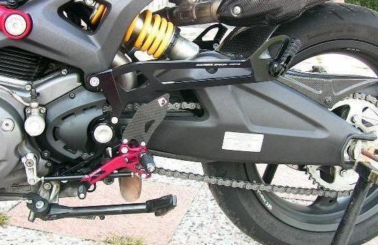 PPNM01 - DUCABIKE Ducati Monster Passenger Rearset – Accessories in the Motodeal Motorcycle Aftermarket Accessories and Parts Online Shop
