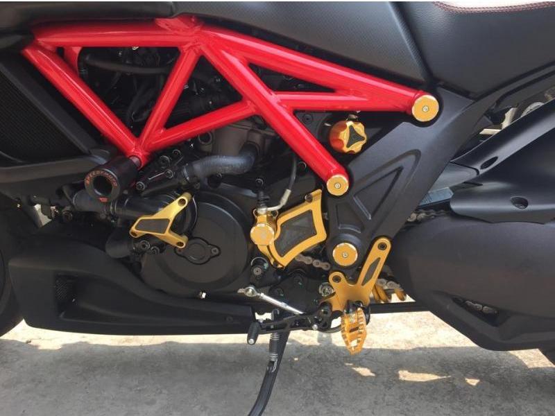 PRDV01 - DUCABIKE Ducati Diavel 1200 (10/18) Adjustable Rearset – Accessories in the Motodeal Motorcycle Aftermarket Accessories and Parts Online Shop