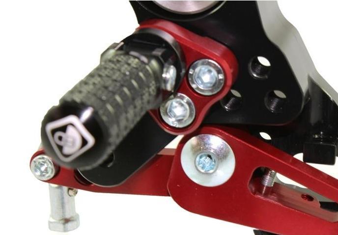 PRHM02 - DUCABIKE Ducati Multistrada / Hypermotard Adjustable Pilot Rearset – Accessories in the Motodeal Motorcycle Aftermarket Accessories and Parts Online Shop