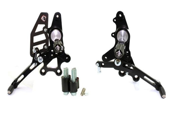 PRHM02 - DUCABIKE Ducati Multistrada / Hypermotard Adjustable Pilot Rearset – Accessories in the Motodeal Motorcycle Aftermarket Accessories and Parts Online Shop