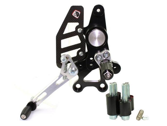 PRHM02 - DUCABIKE Ducati Multistrada / Hypermotard Adjustable Pilot Rearset – Accessories in the Motodeal Motorcycle Aftermarket Accessories and Parts Online Shop