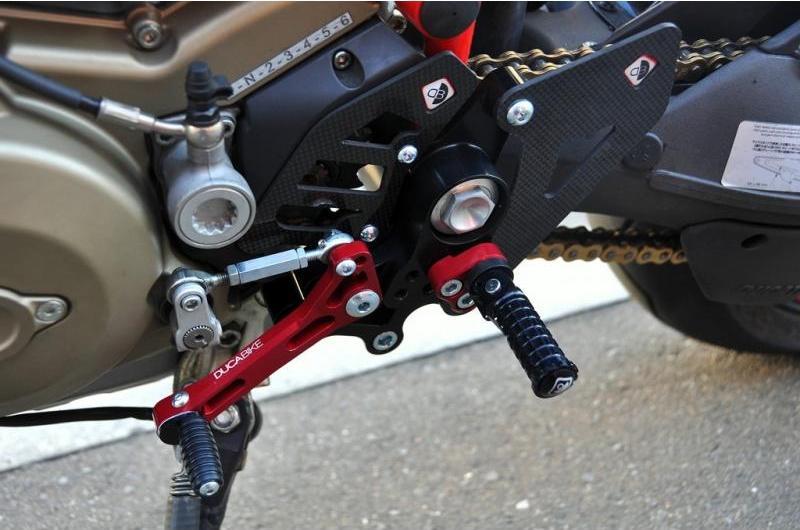 PRHM02 - DUCABIKE Ducati Multistrada / Hypermotard Adjustable Pilot Rearset – Accessories in the Motodeal Motorcycle Aftermarket Accessories and Parts Online Shop