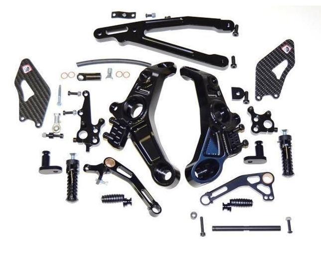 PRM1201 - DUCABIKE Ducati Monster 821/1200 Adjustable Pilot Rearset – Accessories in the Motodeal Motorcycle Aftermarket Accessories and Parts Online Shop