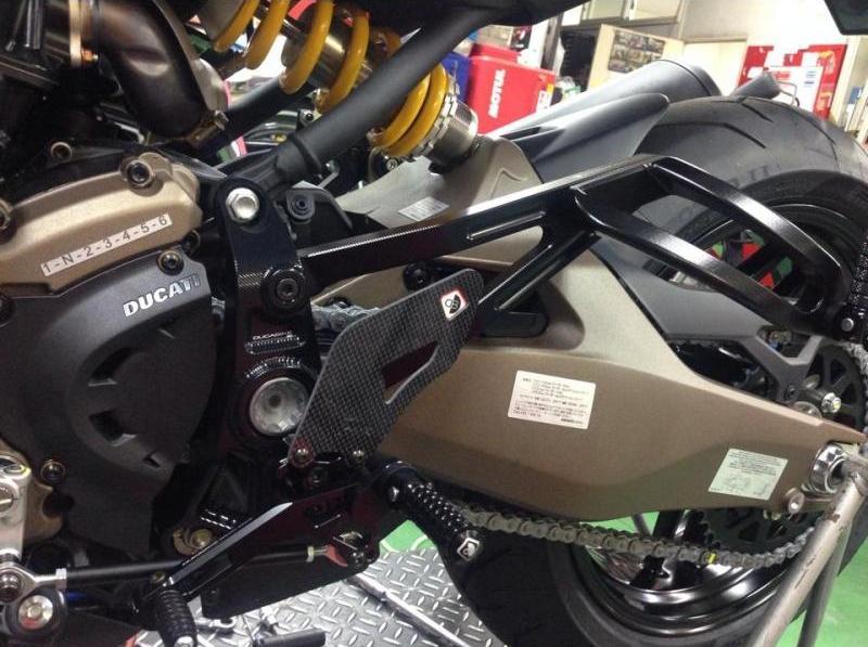PRM1201 - DUCABIKE Ducati Monster 821/1200 Adjustable Pilot Rearset – Accessories in the Motodeal Motorcycle Aftermarket Accessories and Parts Online Shop