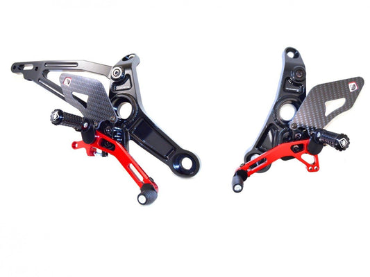 PRM1201 - DUCABIKE Ducati Monster 821/1200 Adjustable Pilot Rearset – Accessories in the Motodeal Motorcycle Aftermarket Accessories and Parts Online Shop