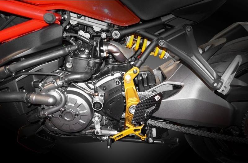 PRM1202 - DUCABIKE Ducati Monster / SuperSport Adjustable Pilot Rearset – Accessories in the Motodeal Motorcycle Aftermarket Accessories and Parts Online Shop