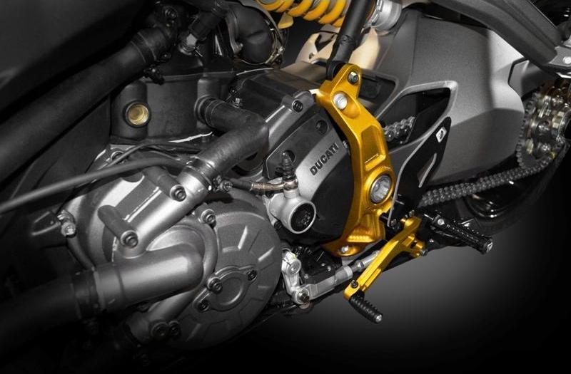 PRM1202 - DUCABIKE Ducati Monster / SuperSport Adjustable Pilot Rearset – Accessories in the Motodeal Motorcycle Aftermarket Accessories and Parts Online Shop