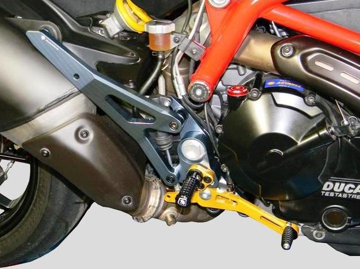 PRNHM01 - DUCABIKE Ducati Hypermotard 821/939 Adjustable Rearset – Accessories in the Motodeal Motorcycle Aftermarket Accessories and Parts Online Shop
