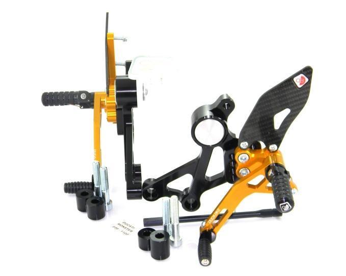 PRNM01 - DUCABIKE Ducati Monster Adjustable Pilot Rearset – Accessories in the Motodeal Motorcycle Aftermarket Accessories and Parts Online Shop
