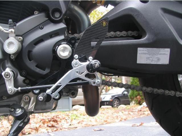 PRNM01 - DUCABIKE Ducati Monster Adjustable Pilot Rearset – Accessories in the Motodeal Motorcycle Aftermarket Accessories and Parts Online Shop