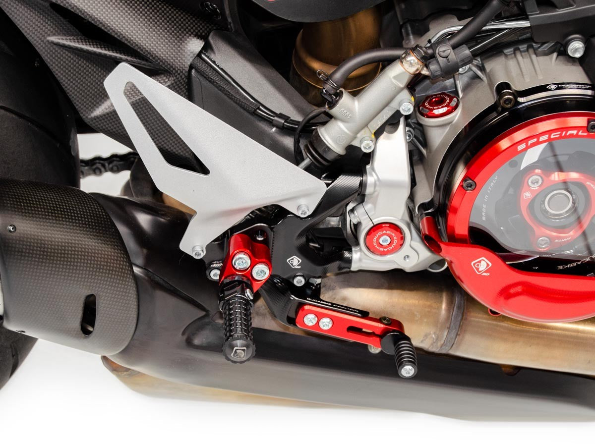 PRSFV201 - DUCABIKE Ducati Streetfighter V2 (2022+) Adjustable Rearset – Accessories in the Motodeal Motorcycle Aftermarket Accessories and Parts Online Shop