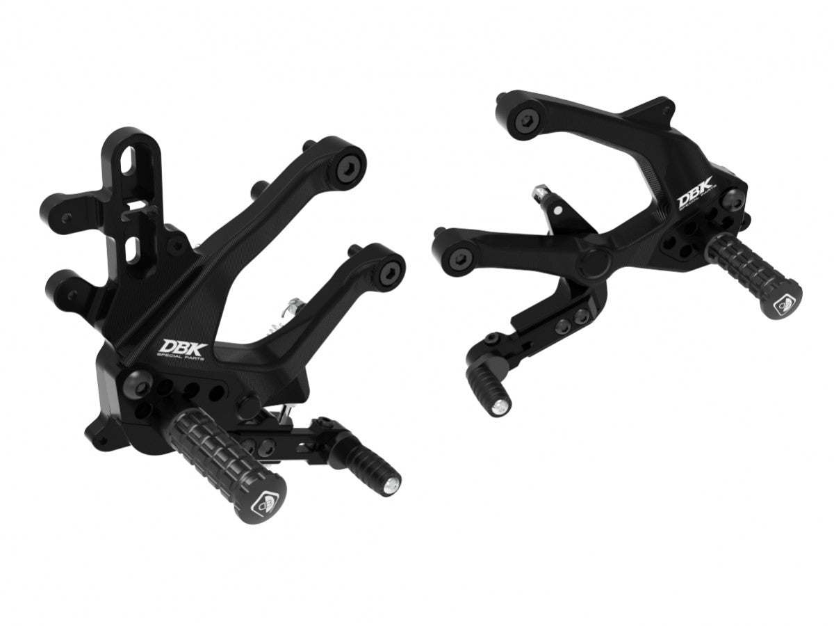DBK DUCABIKE PRSFV402 Ducati Streetfighter V4 / V4S (2025+) Adjustable Rearset – Accessories in the Motodeal Motorcycle Aftermarket Accessories and Parts Online Shop