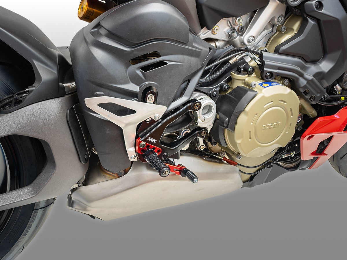 DBK DUCABIKE PRSFV402 Ducati Streetfighter V4 / V4S (2025+) Adjustable Rearset – Accessories in the Motodeal Motorcycle Aftermarket Accessories and Parts Online Shop