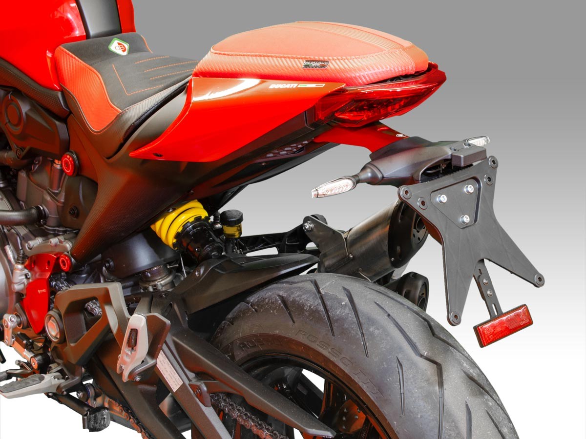PRT15 - DUCABIKE Ducati Monster 950 (2021+) Adjustable License Plate Holder – Accessories in the Motodeal Motorcycle Aftermarket Accessories and Parts Online Shop