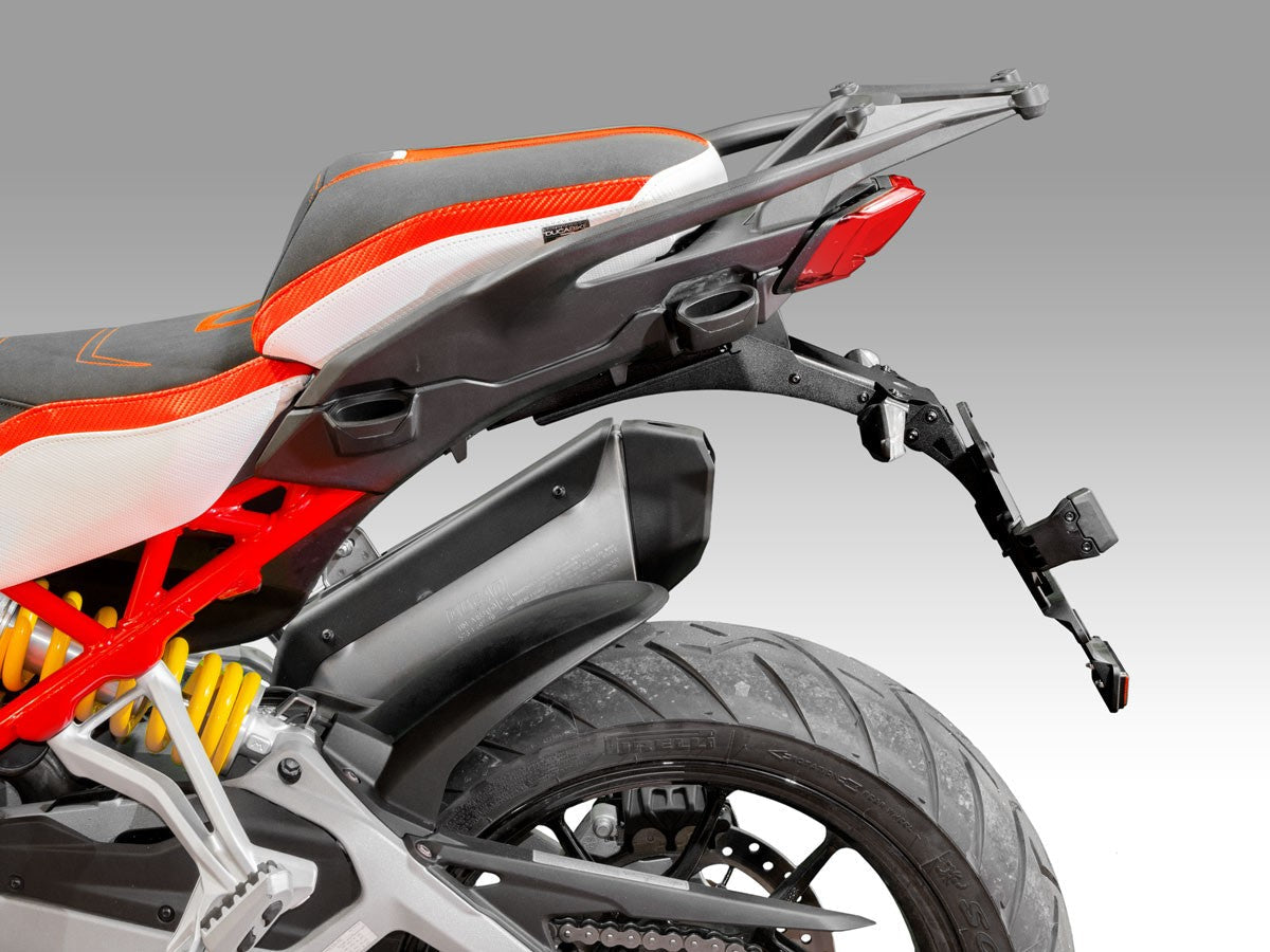 PRT16 - DUCABIKE Ducati Multistrada V4 (2021+) Adjustable License Plate Holder "Evo" – Accessories in the Motodeal Motorcycle Aftermarket Accessories and Parts Online Shop
