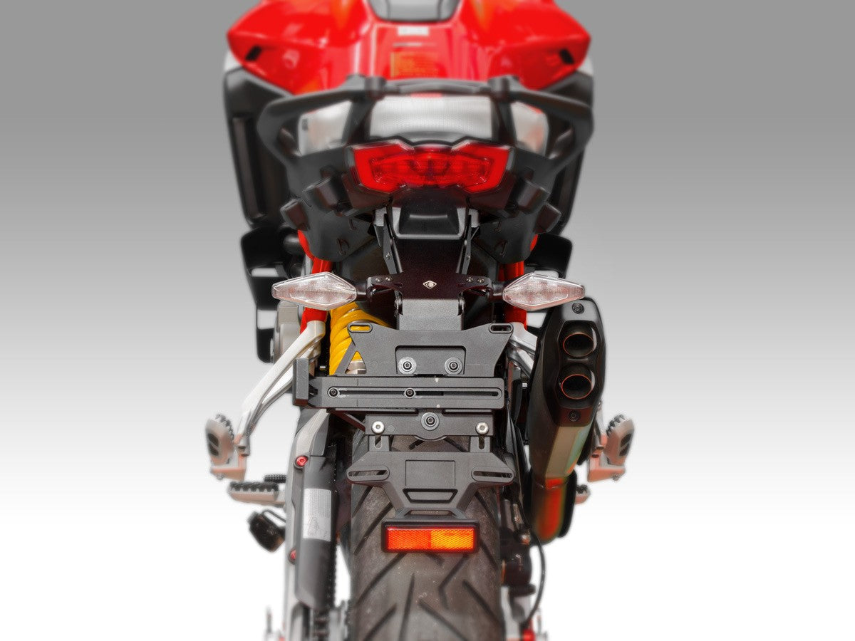 PRT16 - DUCABIKE Ducati Multistrada V4 (2021+) Adjustable License Plate Holder "Evo" – Accessories in the Motodeal Motorcycle Aftermarket Accessories and Parts Online Shop