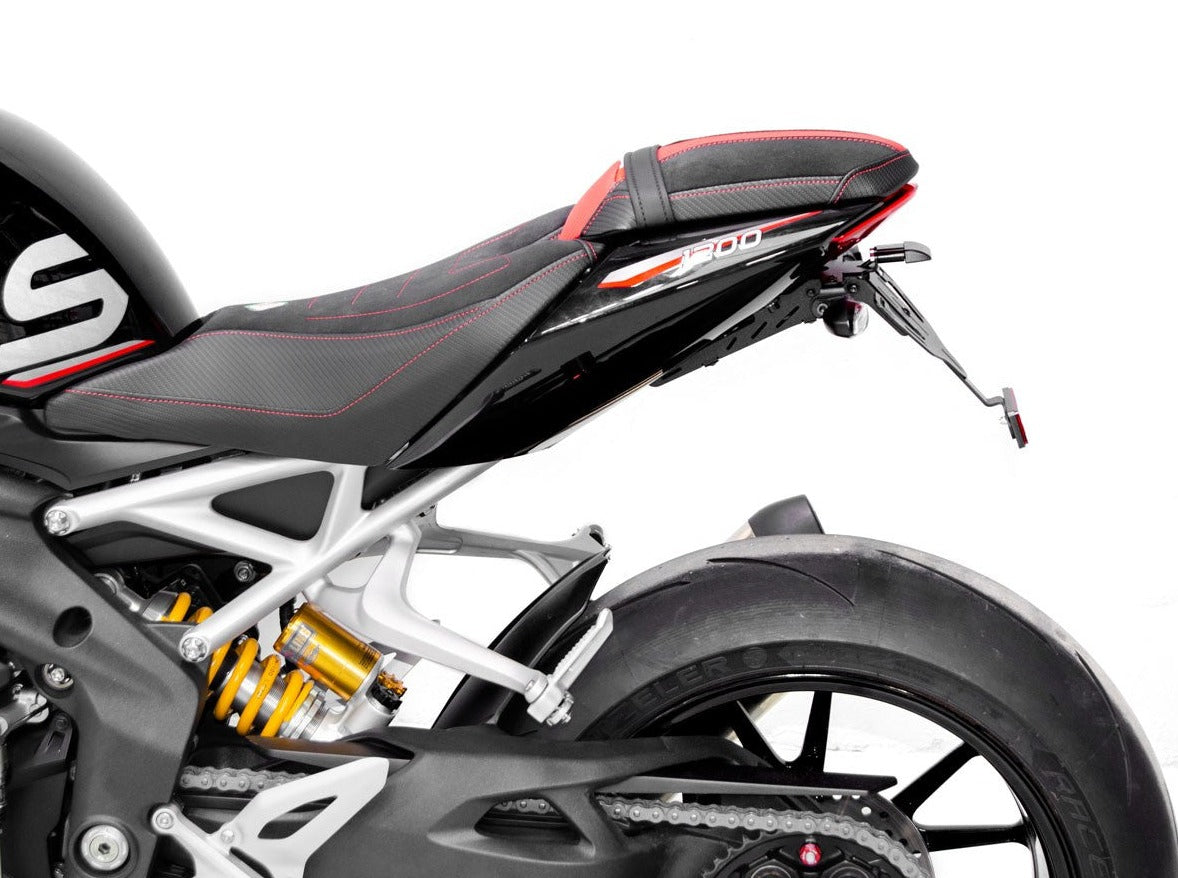 PRT18 - DBK Triumph Speed Triple 1200 RS / RR (2021+) Adjustable License Plate Holder – Accessories in the Motodeal Motorcycle Aftermarket Accessories and Parts Online Shop