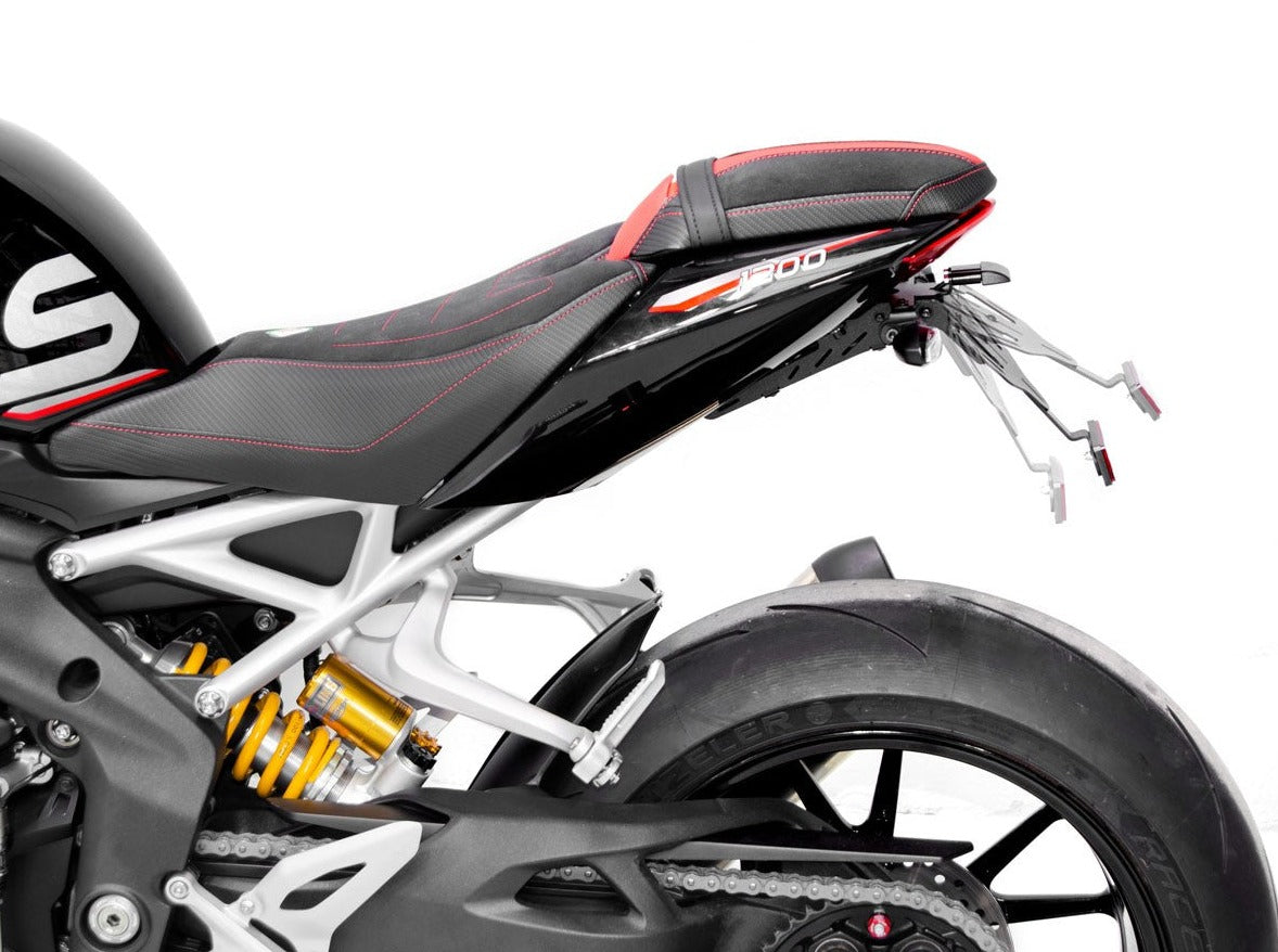 PRT18 - DBK Triumph Speed Triple 1200 RS / RR (2021+) Adjustable License Plate Holder – Accessories in the Motodeal Motorcycle Aftermarket Accessories and Parts Online Shop