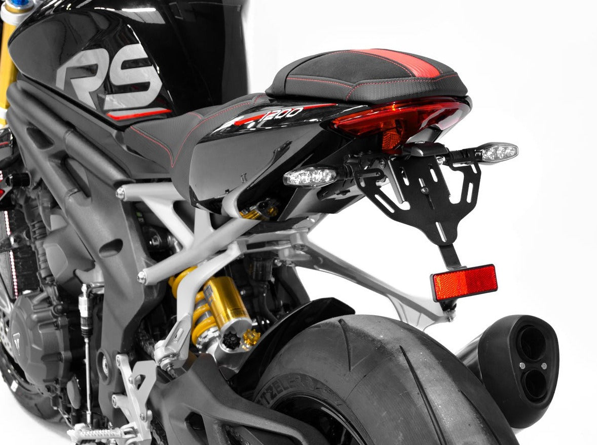 PRT18 - DBK Triumph Speed Triple 1200 RS / RR (2021+) Adjustable License Plate Holder – Accessories in the Motodeal Motorcycle Aftermarket Accessories and Parts Online Shop