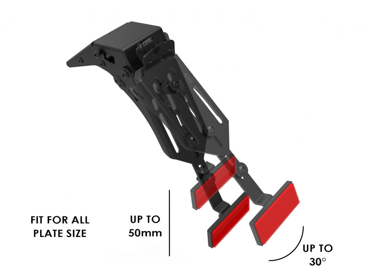 PRT24 - DUCABIKE KTM 1390 Super Duke R / 990 Duke (2024+) Adjustable License Plate Holder – Accessories in the Motodeal Motorcycle Aftermarket Accessories and Parts Online Shop