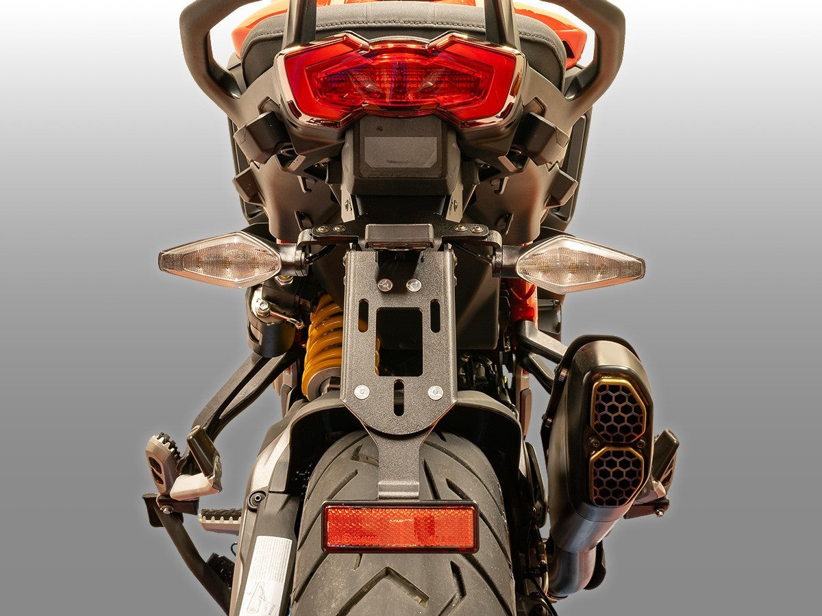 DBK DUCABIKE PRT26 Ducati Multistrada V4 Adjustable License Plate Holder – Accessories in the Motodeal Motorcycle Aftermarket Accessories and Parts Online Shop