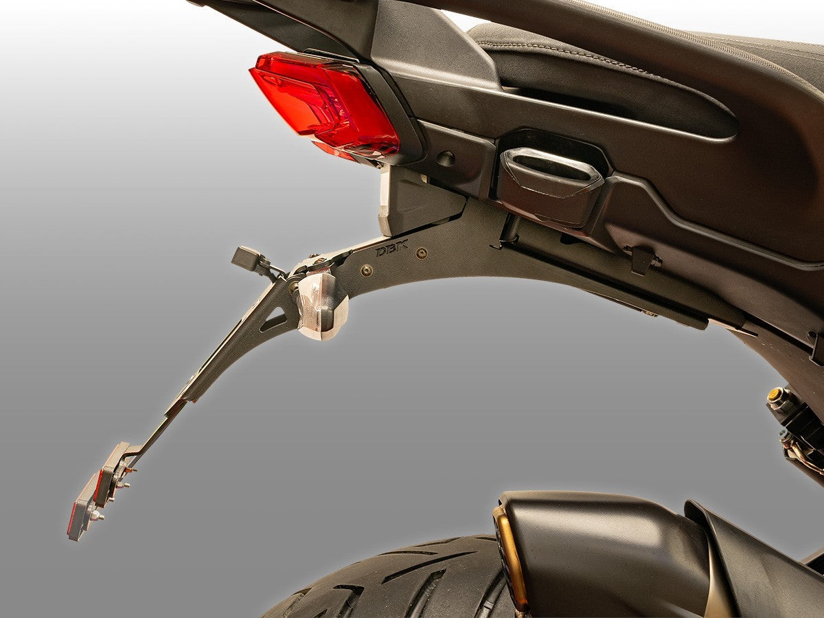DBK DUCABIKE PRT26 Ducati Multistrada V4 Adjustable License Plate Holder – Accessories in the Motodeal Motorcycle Aftermarket Accessories and Parts Online Shop