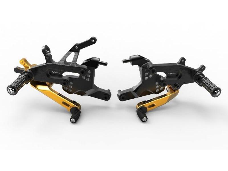 PRV401 - DUCABIKE Ducati Panigale V4 (18/24) Adjustable Rearset (SBK edition) – Accessories in the Motodeal Motorcycle Aftermarket Accessories and Parts Online Shop