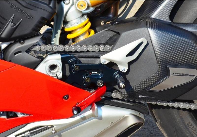 PRV401 - DUCABIKE Ducati Panigale V4 (18/24) Adjustable Rearset (SBK edition) – Accessories in the Motodeal Motorcycle Aftermarket Accessories and Parts Online Shop